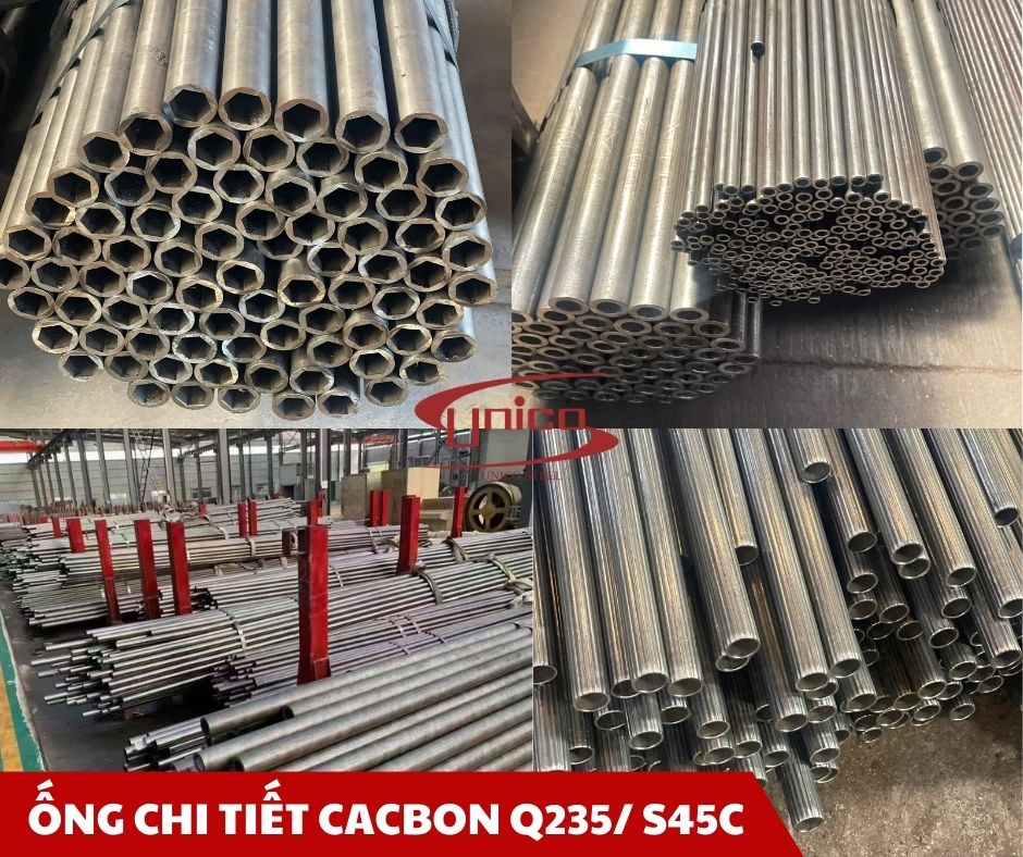 Ống carbon Q235, S45C - Unico Steel